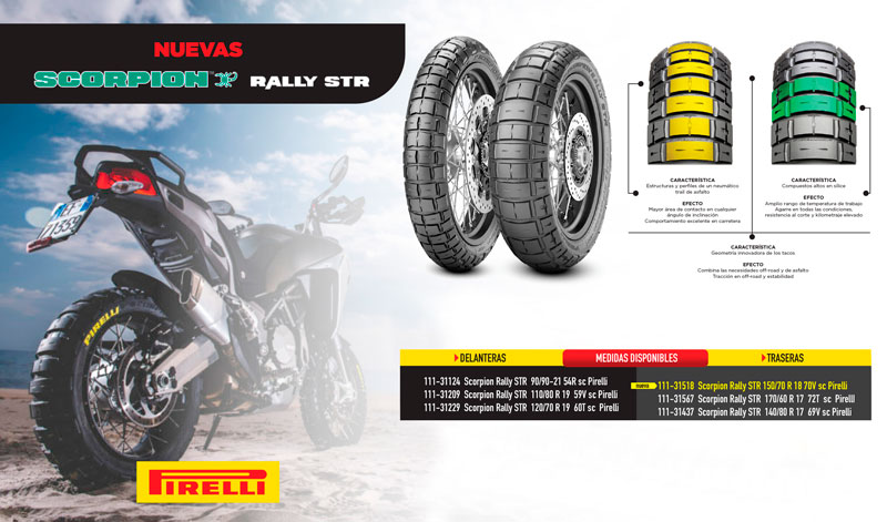 Neumático de tacos on/off para una aventura sin limites OFF ROAD / ENDURO