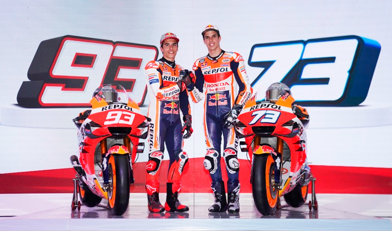 El Repsol Honda presentó su moto para el Campeonato 2020