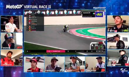 Pecco Bagnaia, ganador de la segunda carrera virtual de MOTOGP