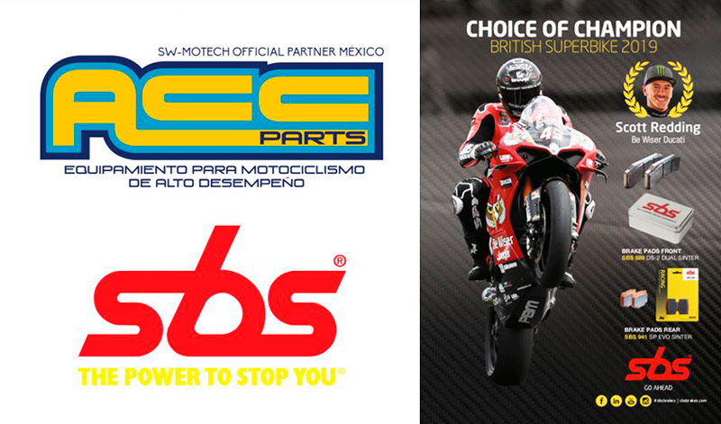 ACC PARTS y SBS te ofrecen las mejores pastillas de frenos, tal como las que usan los campeones