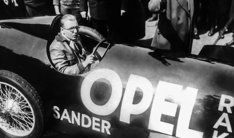 Fritz Von Opel y la moto propulsada por cohetes