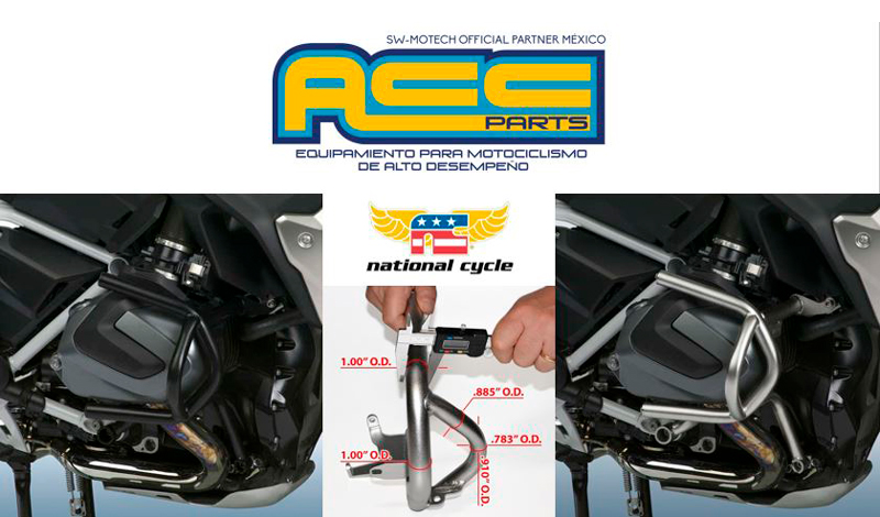 ACC PARTS y National Cycle traen para ti la defensa para modelos R1250 (19-)