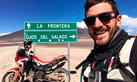 Fabio Mossini, conquistador del Nevado Ojos del Salado