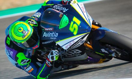 Eric Granado vencedor de la primera carrera de motos eléctricas en Jerez