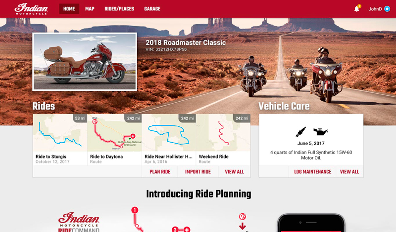 El Ride Command de INDIAN se reinventa para darte una mejor experiencia