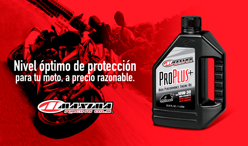 Lubricante Maxima Pro Plus+, nivel óptimo de protección para tu moto
