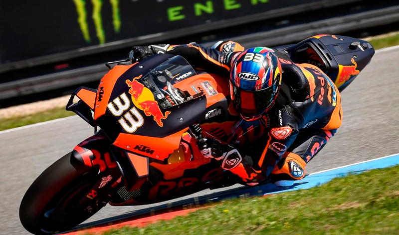 Brad Binder, ganador de la tercera carrera de MotoGP