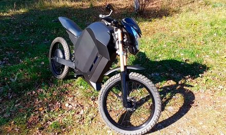 Una moto eléctrica hecha en casa