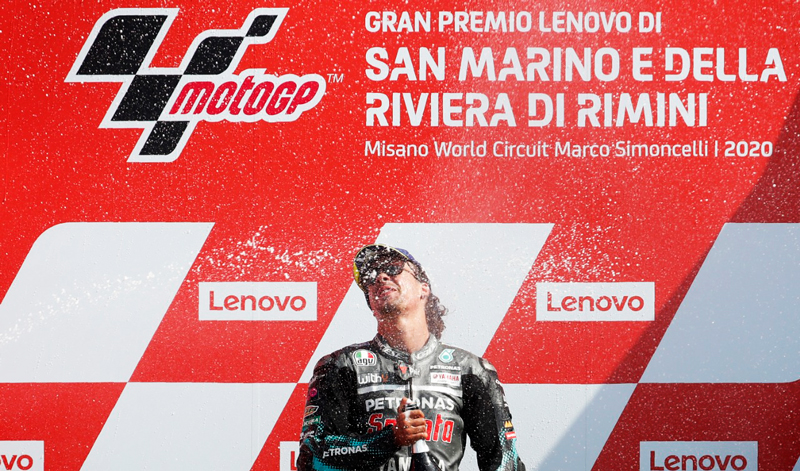 Franco Morbidelli gana en San Marino