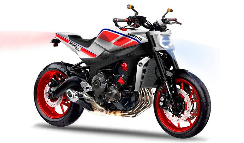 Yamaha RD350 4T ft Puig