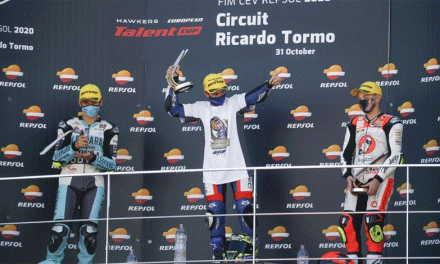 Izan Guevara, campeón del Mundo Junior de Moto 3