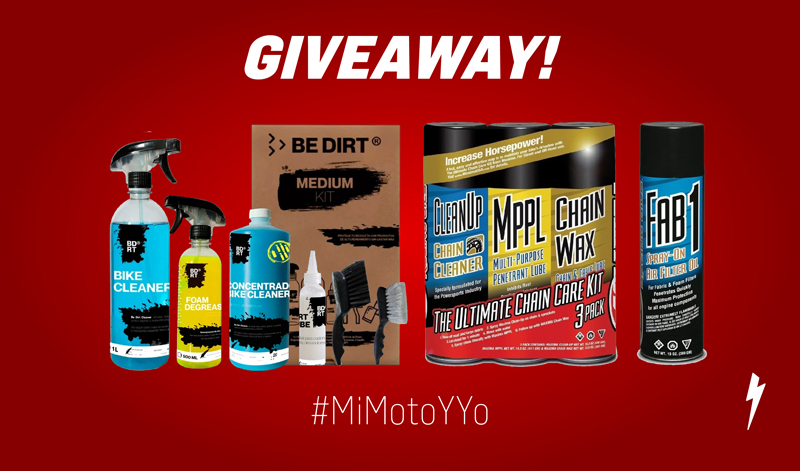 Gánate un kit de limpieza con Motocity