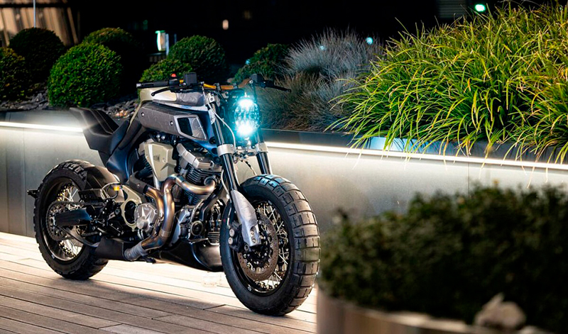 Yamaha MT-01 Blue Falcon