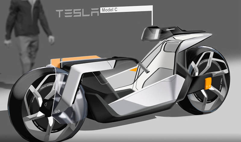 ¡De impacto!, la moto futurista de Tesla