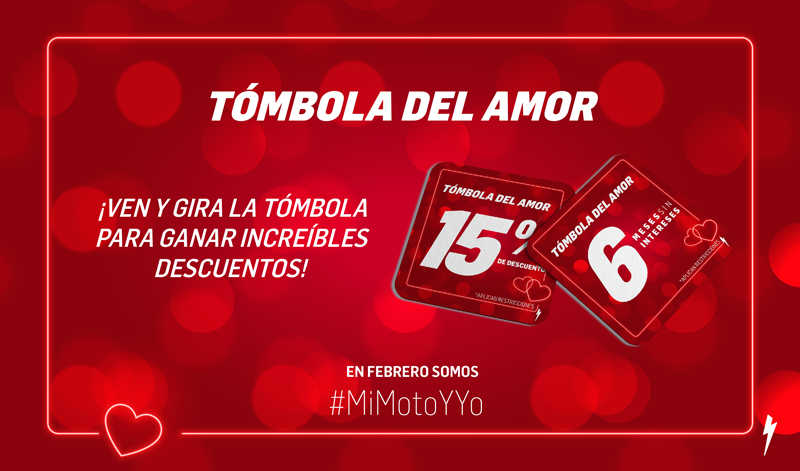 ¡Ya sabes que en Motocity festejan el amor todo el mes!