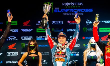 Cooper Webb, en lo más alto del podio en AMA SX