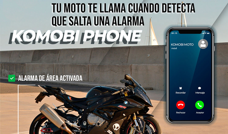 Sistema KOMOBI implementa alarma de seguridad para tu moto