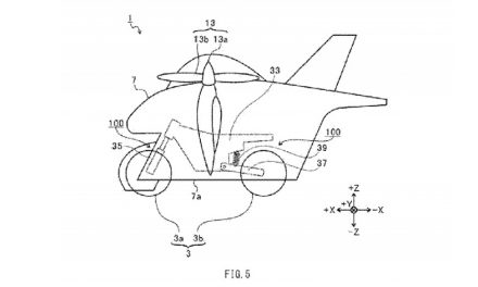 Subaru y su moto voladora