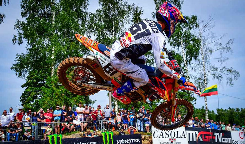 Jorge Prado, ganador del MXGP de Letonia 2021