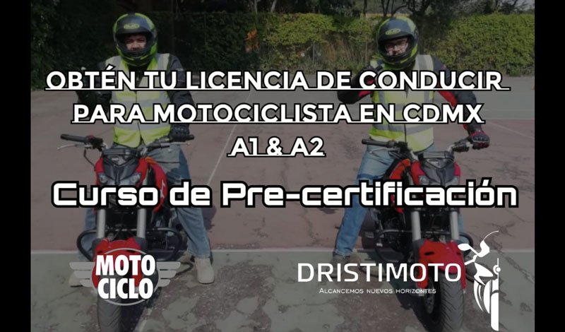 Conseguir la licencia de motociclista es muy fácil