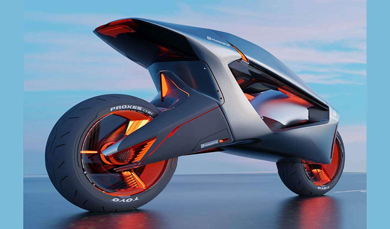 Husqvarna y su moto libélula