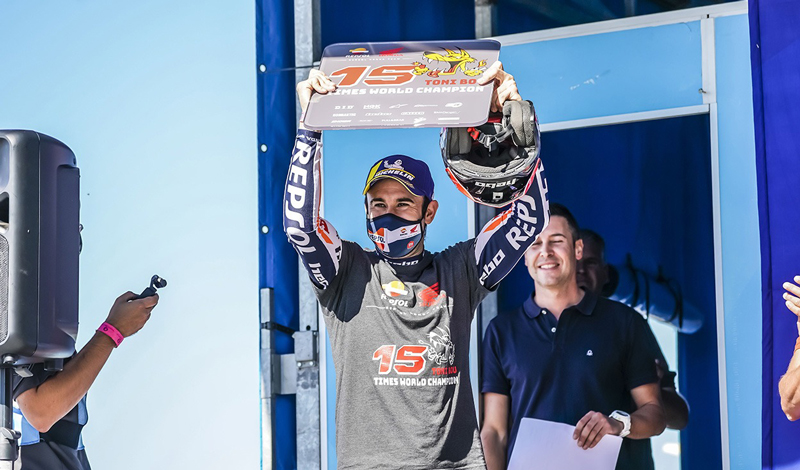 Toni Bou con Honda campeón del mundo de Trial