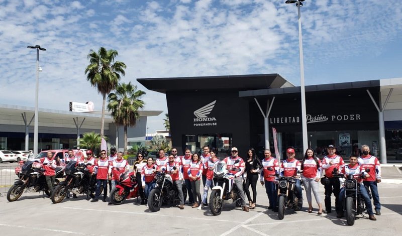 Honda PowerHouse Culiacán se galardona con una rodada hacia la playa