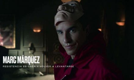 Marc Márquez en la serie de La Casa de Papel