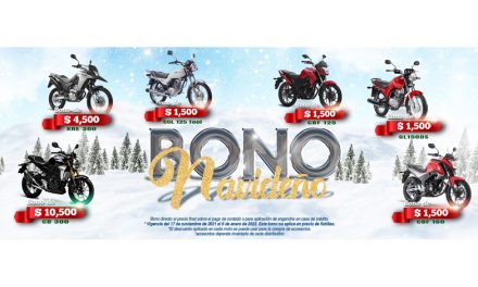 Bono navideño con HONDA Motos