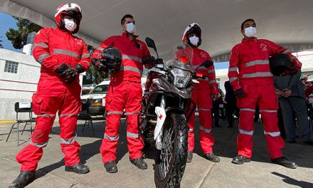 Inició el proyecto de moto ambulancia de la cruz roja mexicana en Toluca auspiciado por Italika