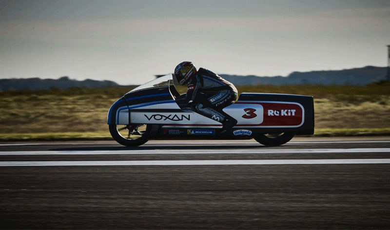 Voxan Wattman rompe el récord de velocidad alcanzando los 408 km/h