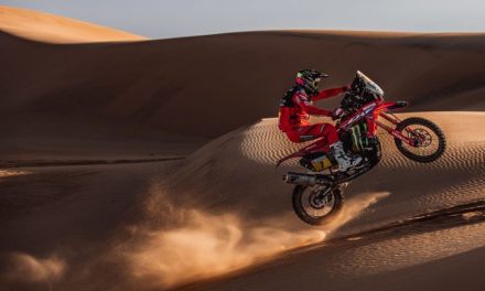 Cuatro pilotos del equipo Honda en Dakar 2022 en el top 10,  un podio y un récord