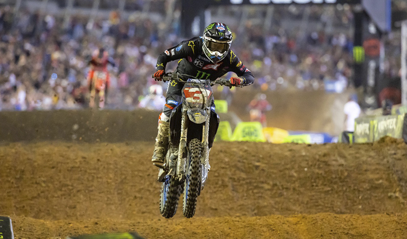 Eli Tomac consigue la sexta victoria récord en Supercross de Daytona