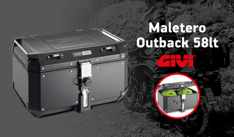 Maletero Givi Outback 58lt en ACC DESA