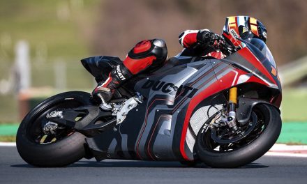 La Ducati V21L, el nuevo prototipo eléctrico para MotoE