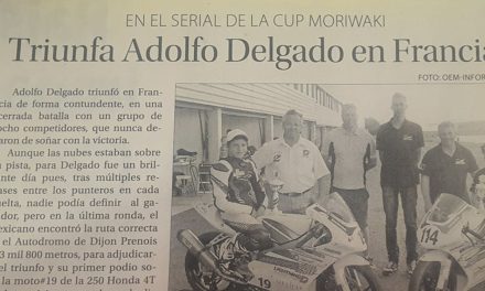 Así fueron los inicios del motociclista Adolfo Delgado López