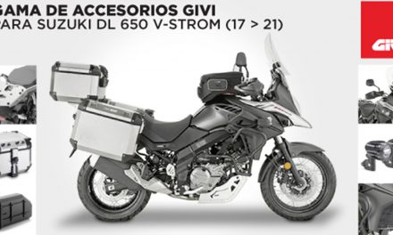 Equipa tu V-Strom 650 con accesorios de primer nivel