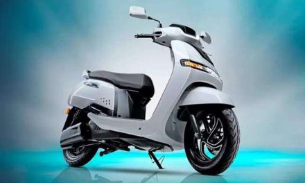 TVS trabajando en un scooter de hidrógeno