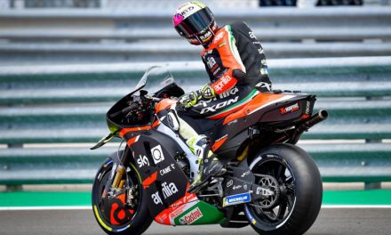 Aleix Espargaró rueda la mejor Aprilia de la historia