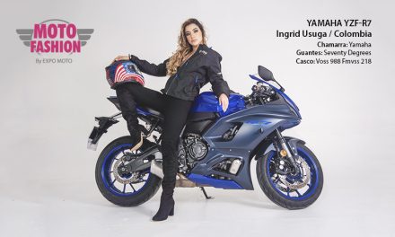 Colombia presente en las pasarelas de EXPO MOTO con la guapa Ingrid