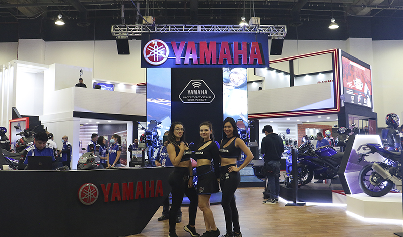 Yamaha con un espectacular stand en Expo Moto