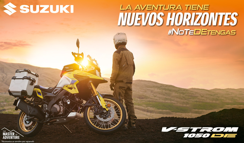 A donde sea que te lleve la aventura, sigue y no te DEtengas en tu #VSTROM1050DE