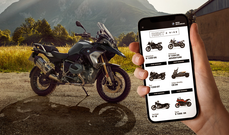 BMW Motorrad y su nueva app: Rent A Ride en Fuel For Life