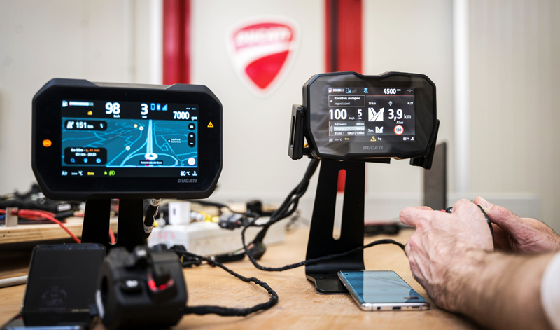 Innovación electrónica, el estilo Ducati