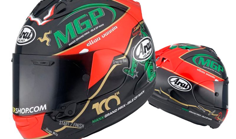 Arai celebra los 100 años del Manx GP