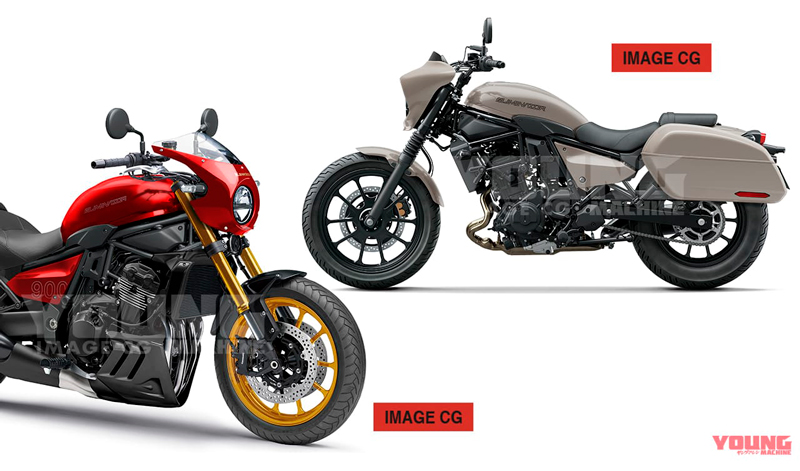 Kawasaki renueva sus motos custom: Eliminator 900, 250 y Bagger 400