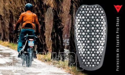 La espaldera Dainese te brinda un máximo rango de protección