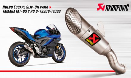 Nuevo Escape Slip-On para Yamaha MT-03 y R3