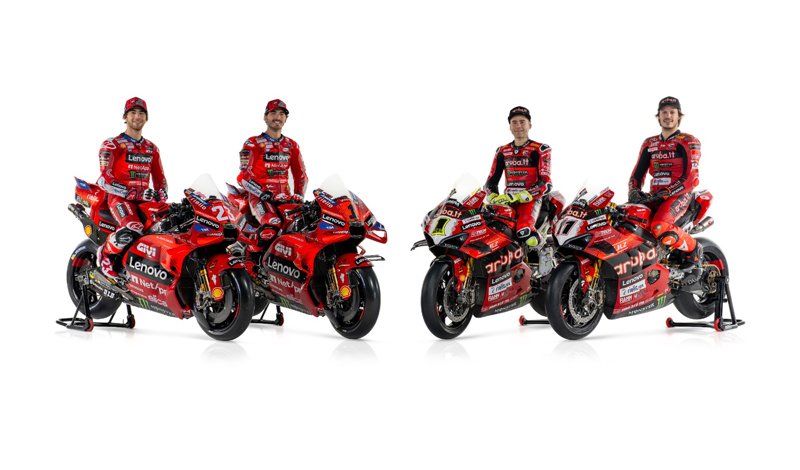 Fue presentado el Ducati Lenovo Team 2024 en Madonna di Campiglio