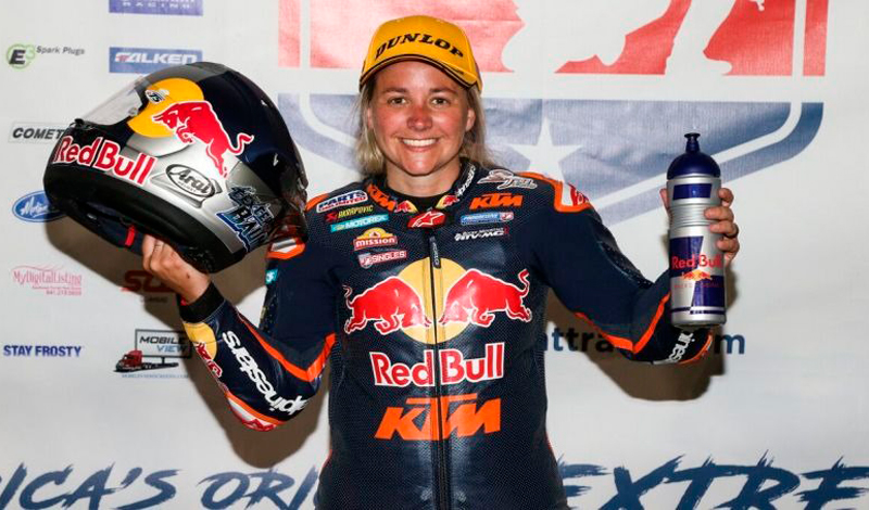 Shayna Texter, acelerando hacia la cima del motociclismo de Flat Track